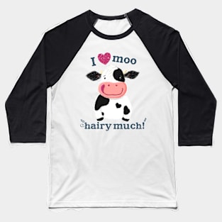 Little Holstein Cow Loves You Very Much! Baseball T-Shirt